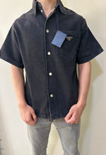 Load image into Gallery viewer, triangle-logo denim shirt
