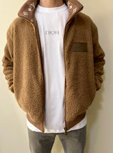 Load image into Gallery viewer, Louis Vuitton Leather Patch Fleece Blouson
