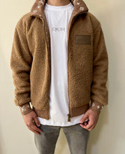 Load image into Gallery viewer, Louis Vuitton Leather Patch Fleece Blouson

