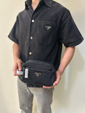 Load image into Gallery viewer, Prada Re-Nylon &amp; Saffiano Leather Travel Pouch
